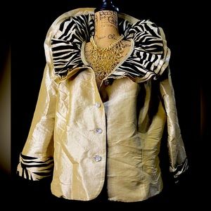 Beautiful exaggerated collar blazer Size 18W